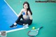 See the beautiful young girl showing off her body on the tennis court with tight clothes (33 pictures) P16 No.a9fd01