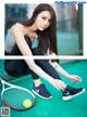 See the beautiful young girl showing off her body on the tennis court with tight clothes (33 pictures) P24 No.efb9e3